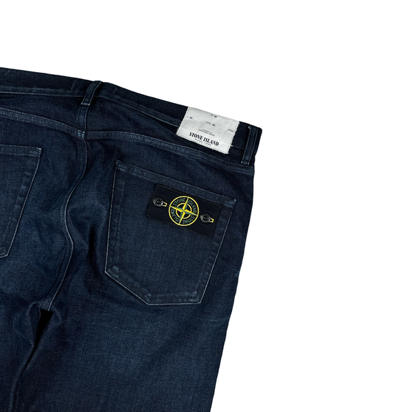 Stone Island 2018 Slim Fit Dark Denim Jeans - 36"
