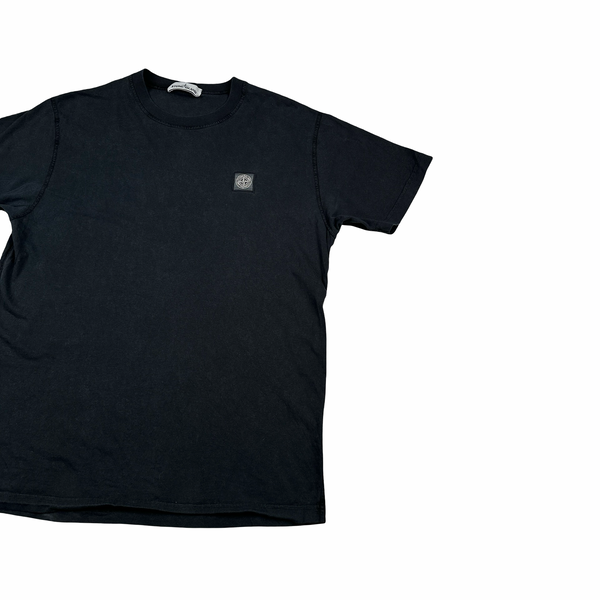 Stone Island 2020 Black Patch Cotton T Shirt - XL
