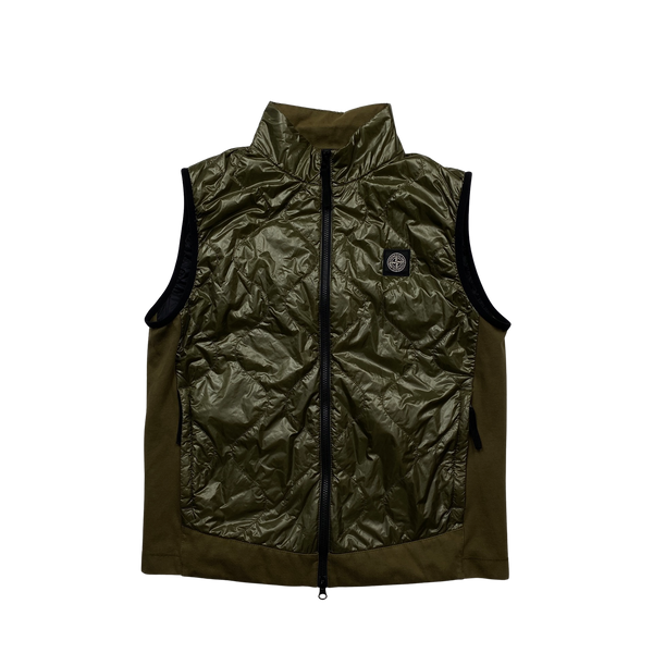 Stone Island 2017 Khaki Pertex Quantum Primaloft Vest - Large
