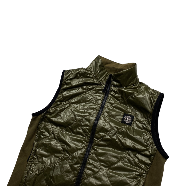 Stone Island 2017 Khaki Pertex Quantum Primaloft Vest - Large
