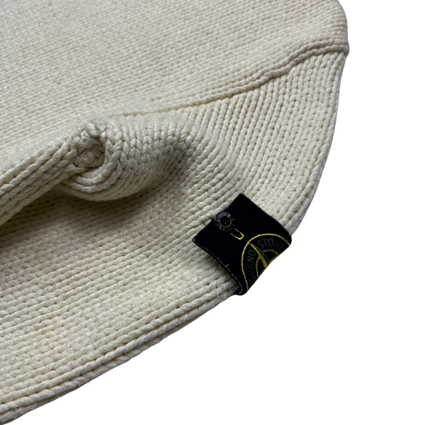 Stone Island 2005 Heavyweight Chunky Knitted Crewneck Jumper - Large