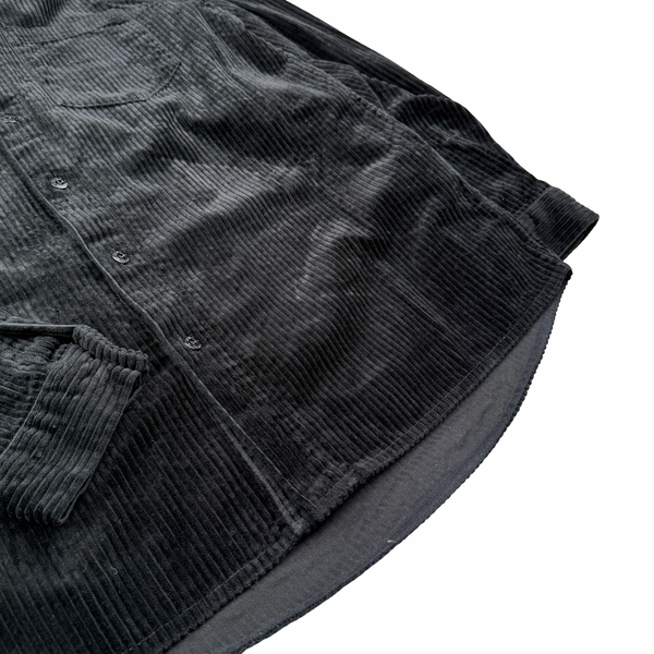 Stone Island 2019 Black Jumbo Corduroy Overshirt - XL