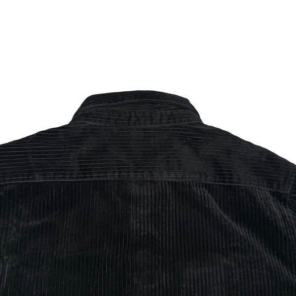 Stone Island 2019 Black Jumbo Corduroy Overshirt - XL