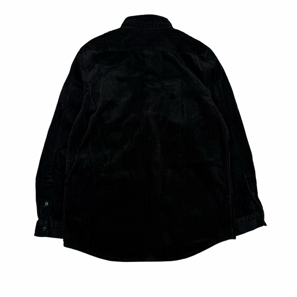 Stone Island 2019 Black Jumbo Corduroy Overshirt - XL