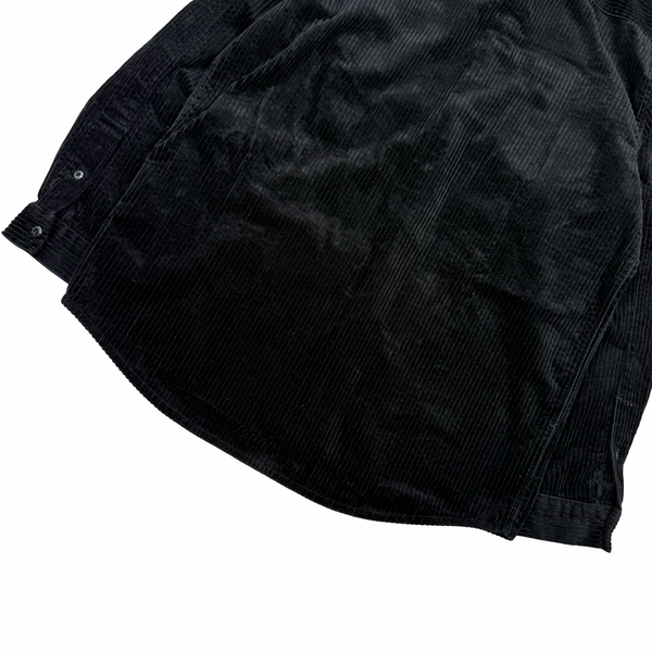 Stone Island 2019 Black Jumbo Corduroy Overshirt - XL