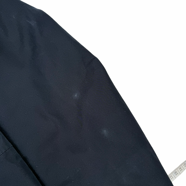 Stone Island 2022 O-Ventile Navy Ghost Piece Down Dutch Rope Puffer Jacket - Large