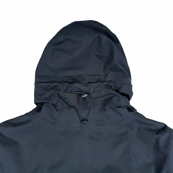 Stone Island 2022 O-Ventile Navy Ghost Piece Down Dutch Rope Puffer Jacket - Large