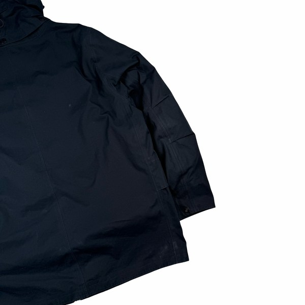 Stone Island 2022 O-Ventile Navy Ghost Piece Down Dutch Rope Puffer Jacket - Large