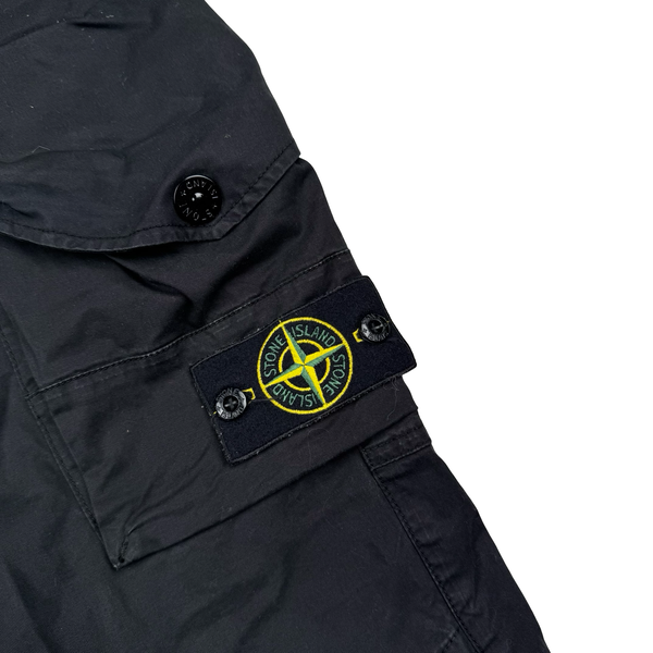 Stone Island 2023 RE T Black Cargo Trousers - 38" (XXL)