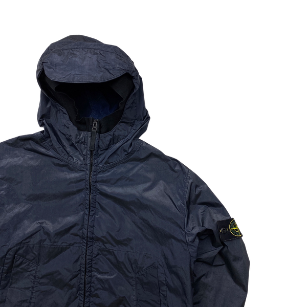 Stone Island 2010 Navy Nylon Shimmer Jacket - Large