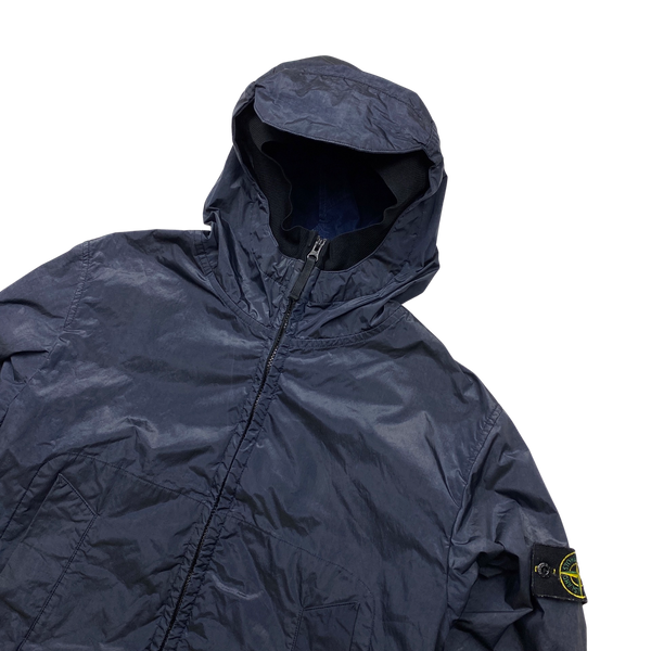 Stone Island 2010 Navy Nylon Shimmer Jacket - Large