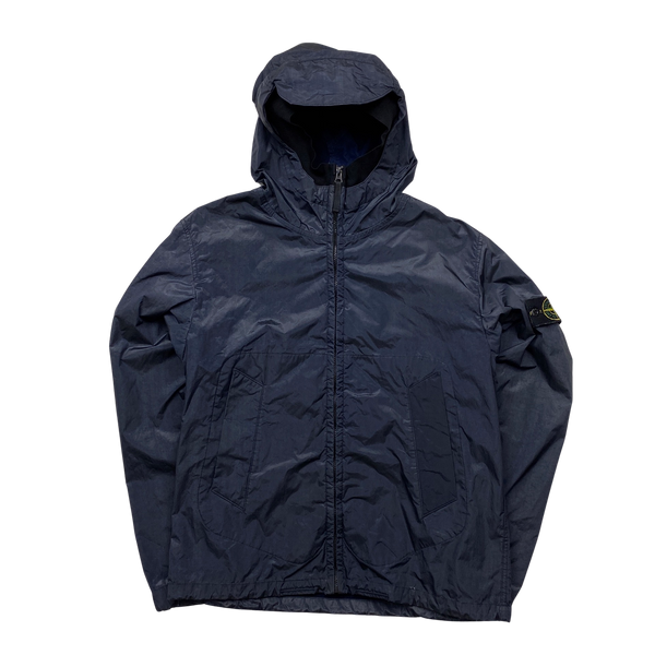 Stone Island 2010 Navy Nylon Shimmer Jacket - Large