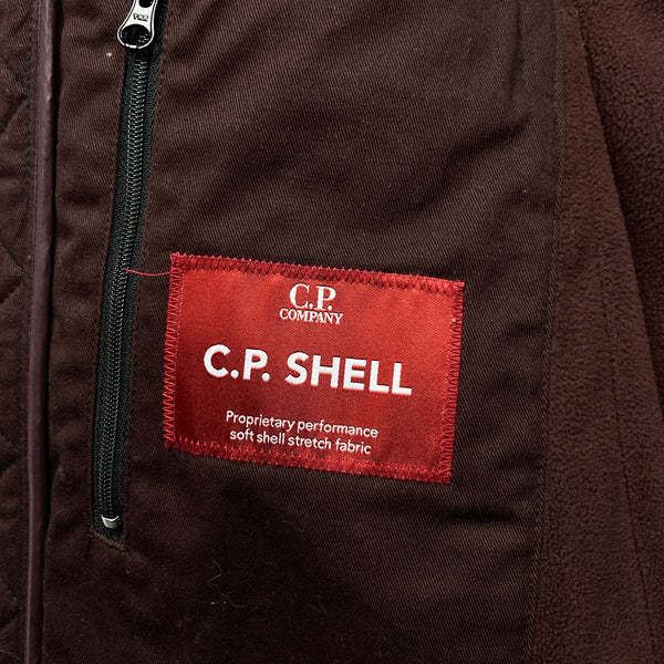 CP Company Navy Soft Shell Goggle Jacket - 3XL