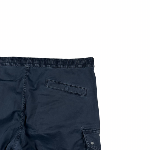Stone Island 2021 Navy Cotton RE Fit Shorts - 40"