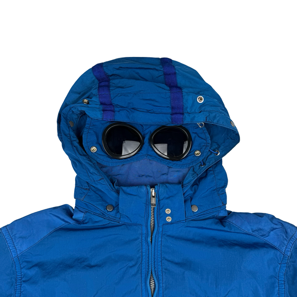 CP Company Blue Nylon Multipocket Goggle Jacket - XL (52)