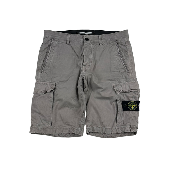 Stone Island 2013 Grey Cargo Shorts - 32"