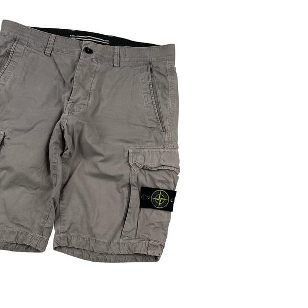 Stone Island 2013 Grey Cargo Shorts - 32"