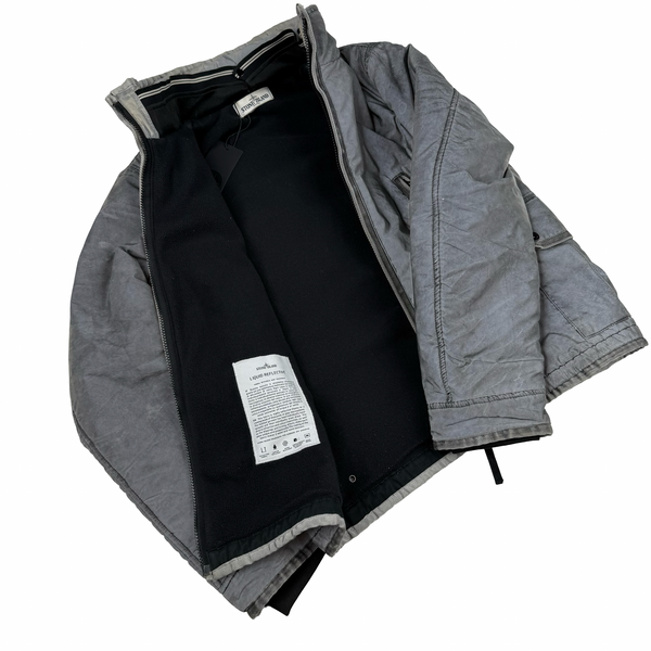 Stone Island Liquid Reflective 2012 Fleece Lined Jacket - Medium