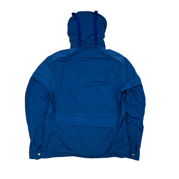 CP Company Blue Nylon Multipocket Goggle Jacket - XL (52)