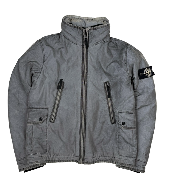 Stone Island Liquid Reflective 2012 Fleece Lined Jacket - Medium