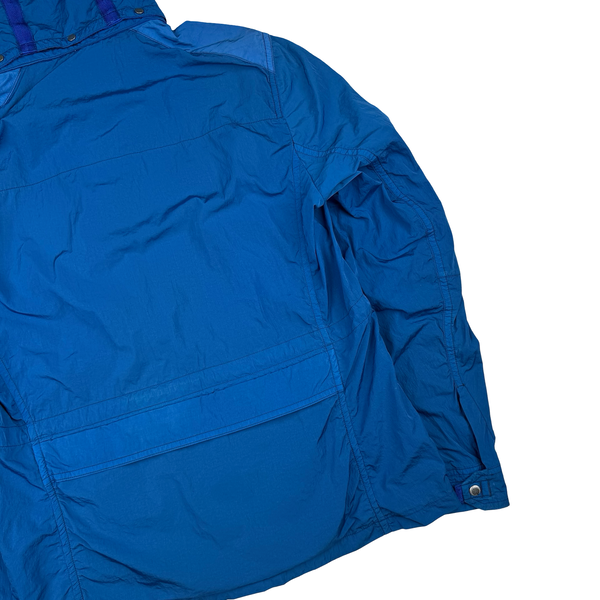 CP Company Blue Nylon Multipocket Goggle Jacket - XL (52)