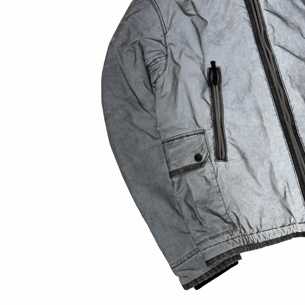 Stone Island Liquid Reflective 2012 Fleece Lined Jacket - Medium