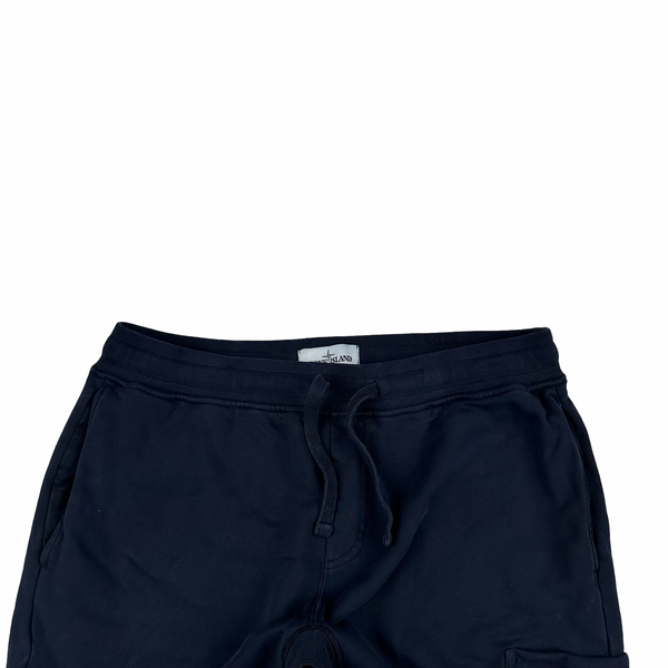 Stone Island 2022 Navy Cotton Shorts - Large