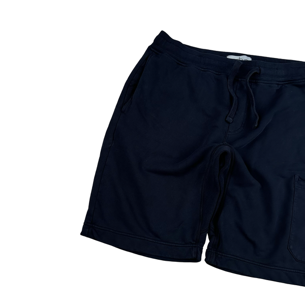 Stone Island 2022 Navy Cotton Shorts - Large