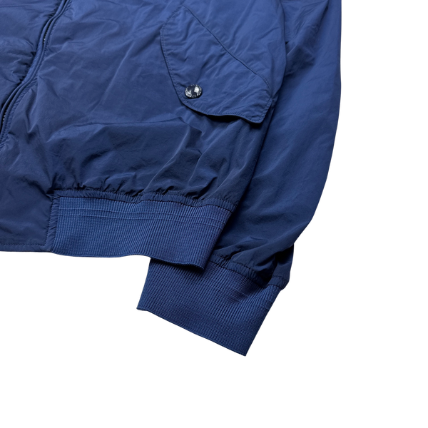 CP Company Blue Nycra Lightweight Bomber Jacket - XL