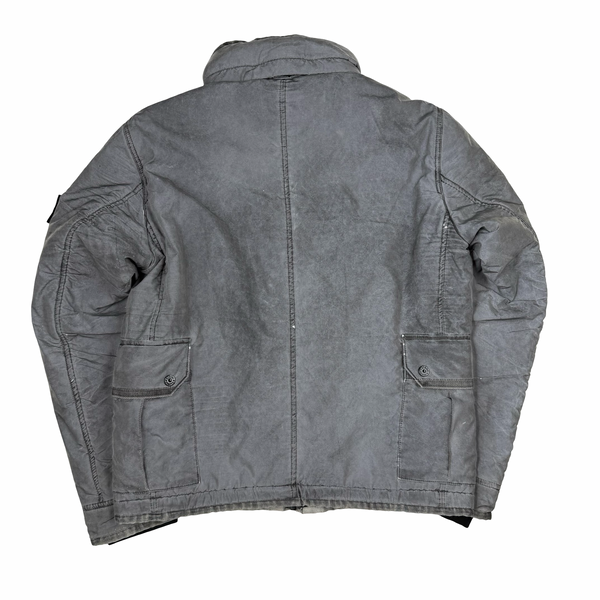 Stone Island Liquid Reflective 2012 Fleece Lined Jacket - Medium