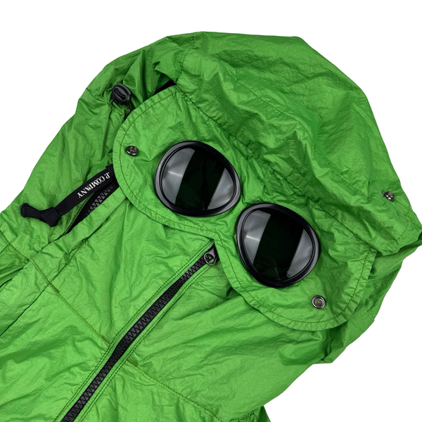 CP Company Green Nyfoil Goggle Jacket - Large (50)