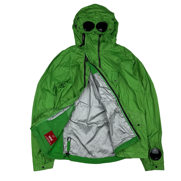 CP Company Green Nyfoil Goggle Jacket - Large (50)