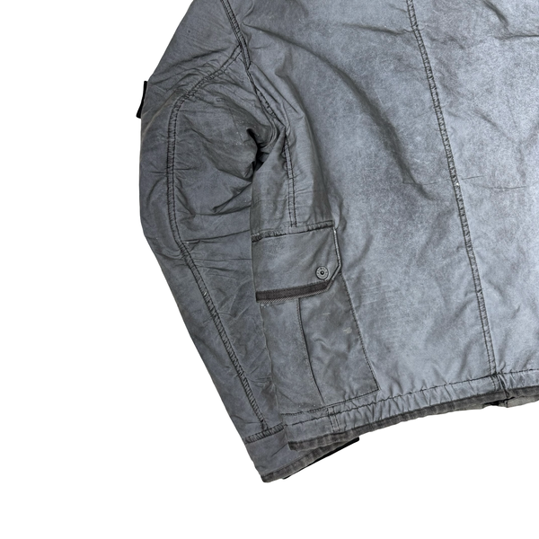 Stone Island Liquid Reflective 2012 Fleece Lined Jacket - Medium