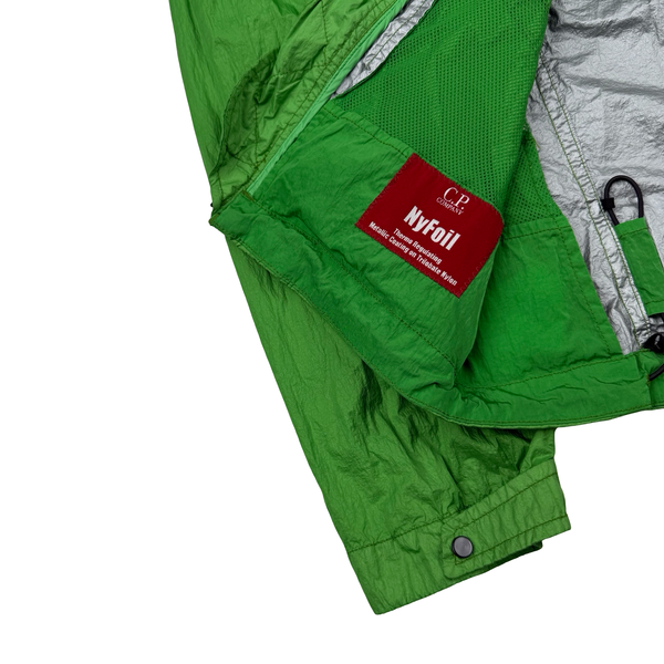 CP Company Green Nyfoil Goggle Jacket - Large (50)