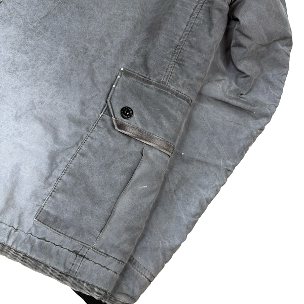 Stone Island Liquid Reflective 2012 Fleece Lined Jacket - Medium