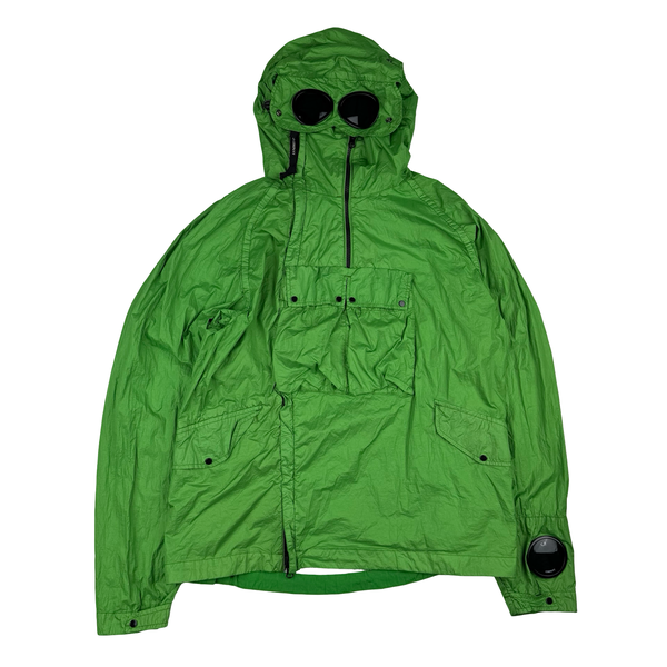 CP Company Green Nyfoil Goggle Jacket - Large (50)