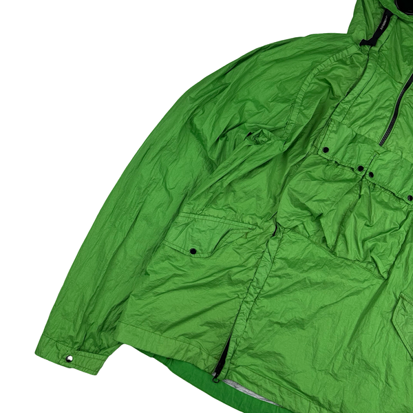 CP Company Green Nyfoil Goggle Jacket - Large (50)