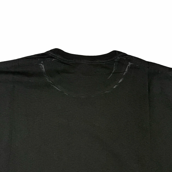 Stone Island x Supreme 2023 Grey/Black Cotton Crewneck Long Sleeve T Shirt - Medium