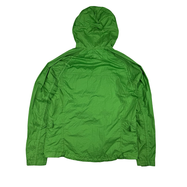 CP Company Green Nyfoil Goggle Jacket - Large (50)