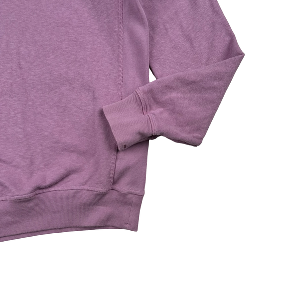 Stone Island 2020 Pink Cotton Crewneck Jumper - Small