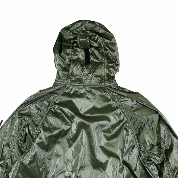 Stone Island x New Balance 2026 Green Nylon Prismatico-TC Zipped Jacket - Medium