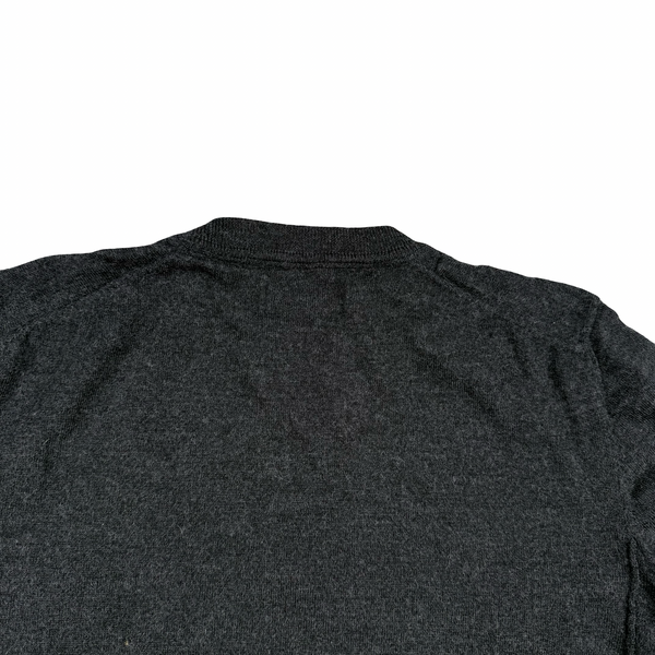 Stone Island 2018 Grey Wool Lightweight Knitted Jumper - Large