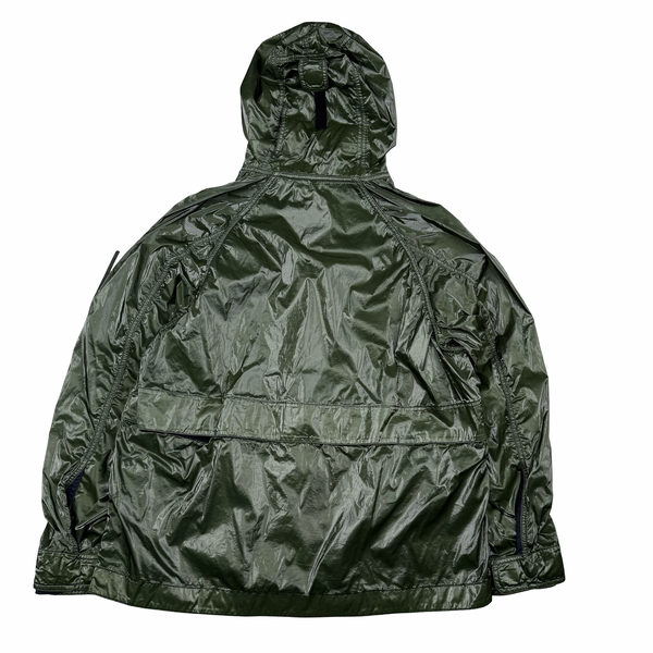 Stone Island x New Balance 2026 Green Nylon Prismatico-TC Zipped Jacket - Medium