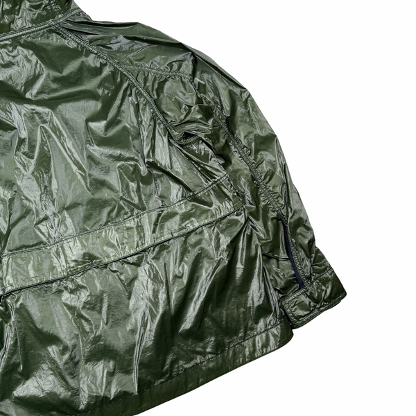 Stone Island x New Balance 2026 Green Nylon Prismatico-TC Zipped Jacket - Medium