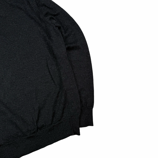 Stone Island 2018 Grey Wool Lightweight Knitted Jumper - Large