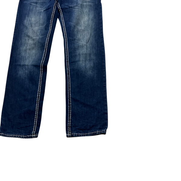 True Religion Billy Big T Contrast Stitch Denim Jeans - 33"