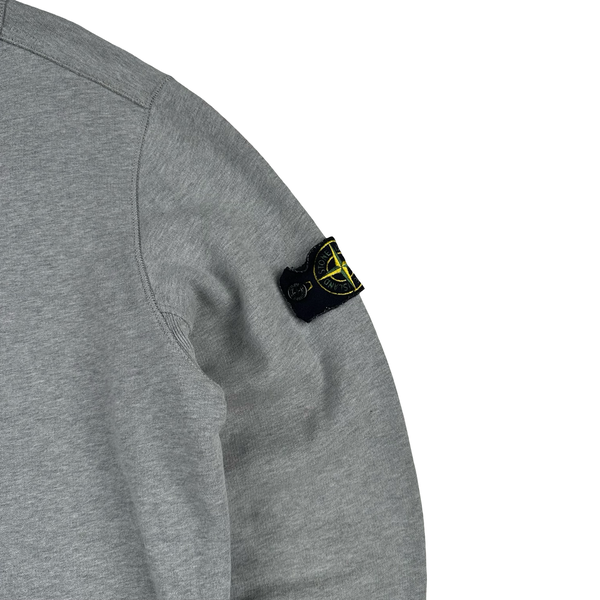 Stone Island 2018 Grey Cotton Crewneck Jumper - Medium