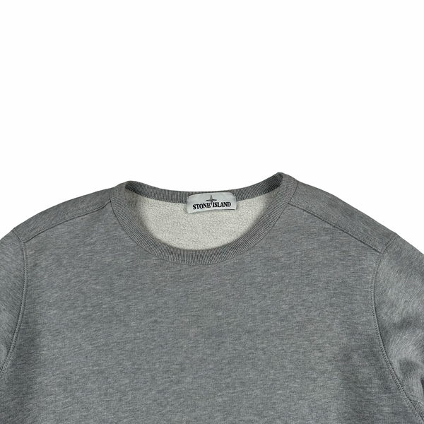 Stone Island 2018 Grey Cotton Crewneck Jumper - Medium