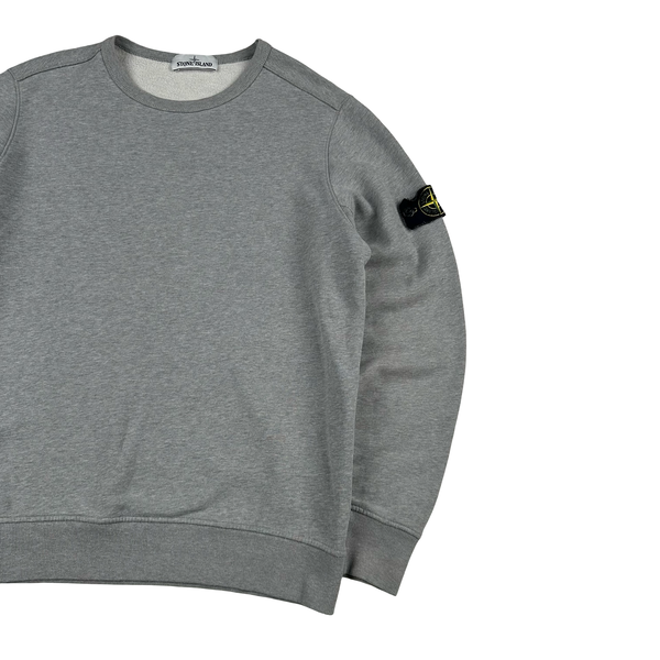 Stone Island 2018 Grey Cotton Crewneck Jumper - Medium