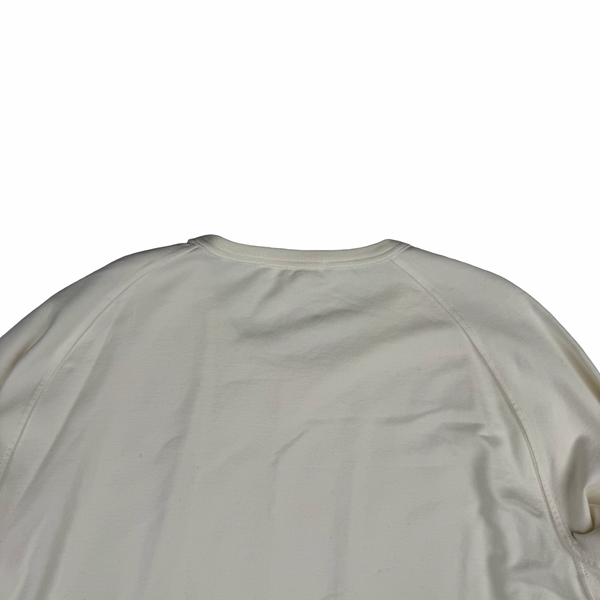 Stone Island 2020 Cream Ghost Cotton Crewneck Pullover Jumper - XXL